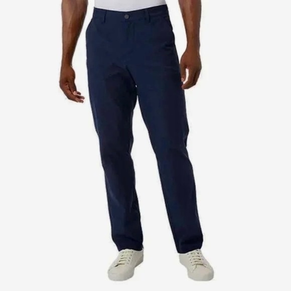 32 Degrees Cool 32x32 Men's Stretch Performance Pants, Regular Fit, Blue NWT - Picture 1 of 16